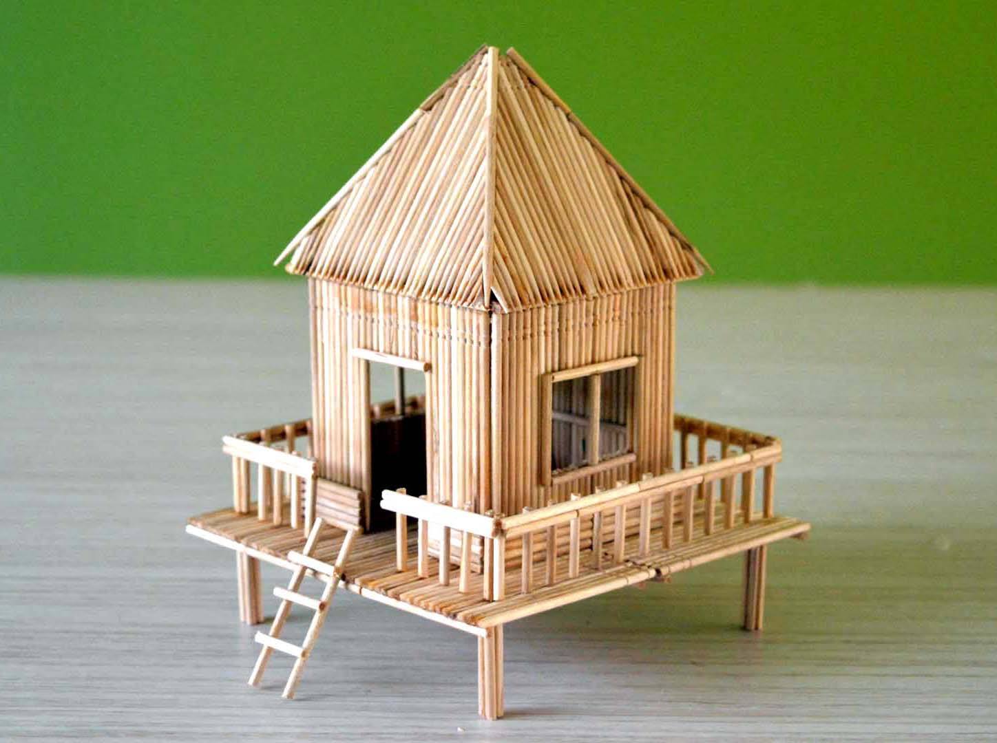 Choza de palillos | Construccion y Manualidades : Hazlo tu mismo