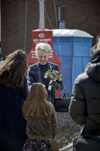 Princess Benedikte of Denmark laid the foundation stone for a new college house of Parents Foundation