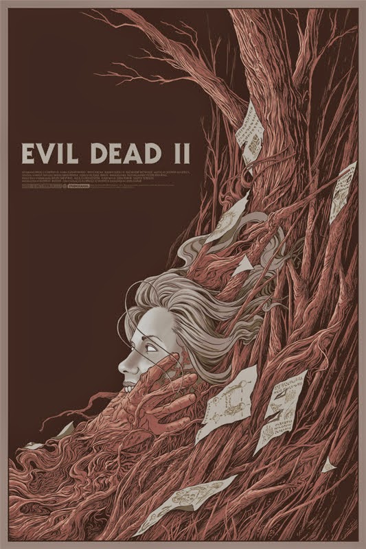 Evil Dead II Standard Edition Screen Print by Randy Ortiz