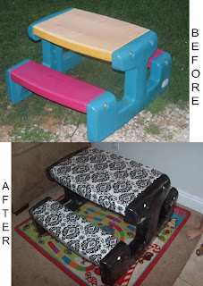 Kids Picnic Table Redo Image: Kids Picnic Table Redo