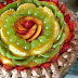 Weaving Basket Chocolate Fruit Cake