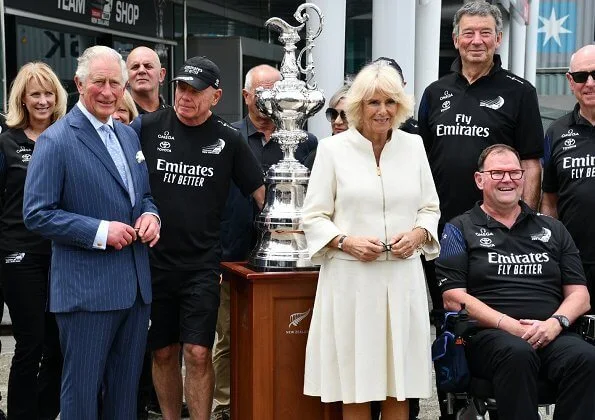 The Prince of Wales and The Duchess of Cornwall attended a reception hosted by the Governor-General at Government House