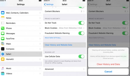 Menghapus data di iPhone Menghapus Cache atau Data Sampah di iPhone