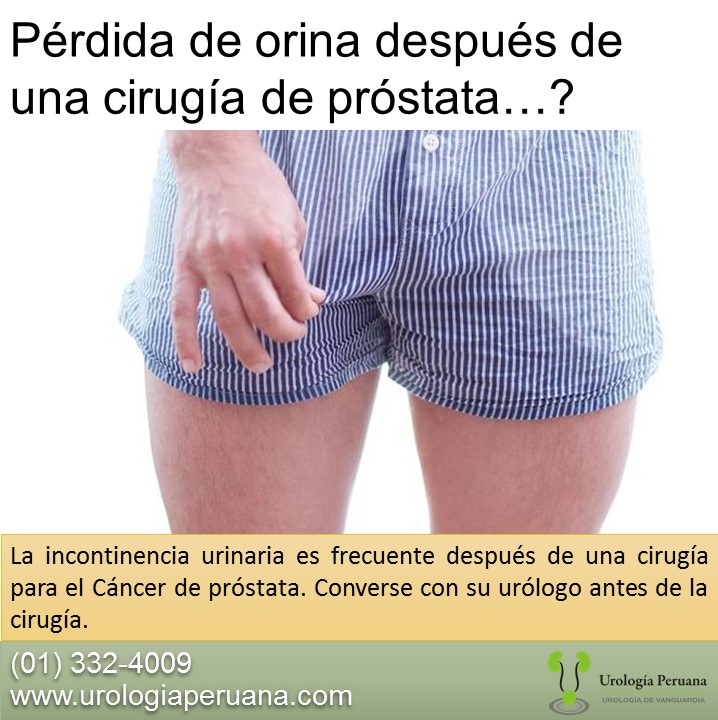 ejercicios para la incontinencia despues de una operacion de prostata