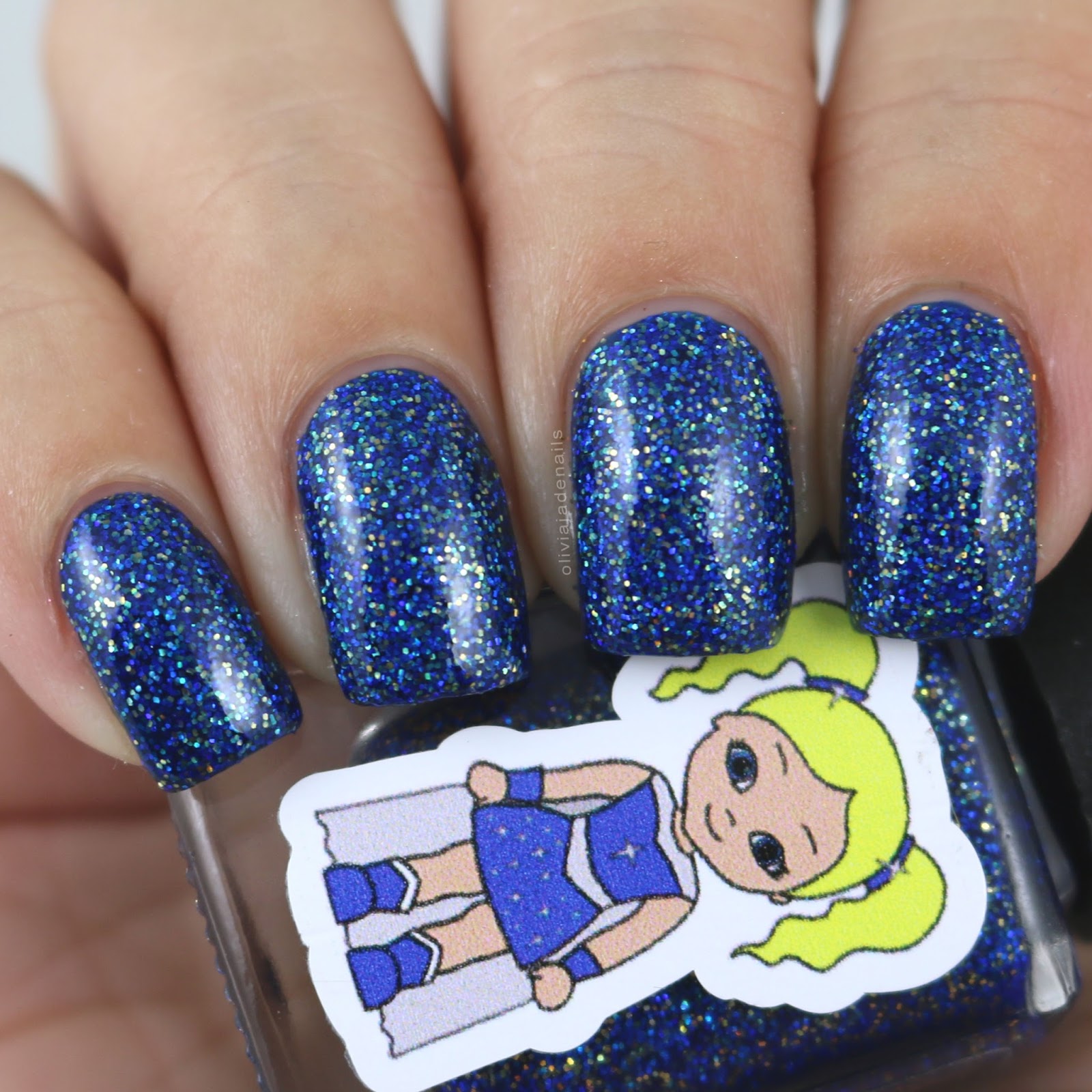 Grace-full Nail Polish Glitter Glamazon swatched by Olivia Jade Nails