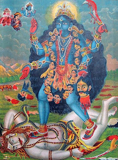 Hindu goddess Kali painting open source