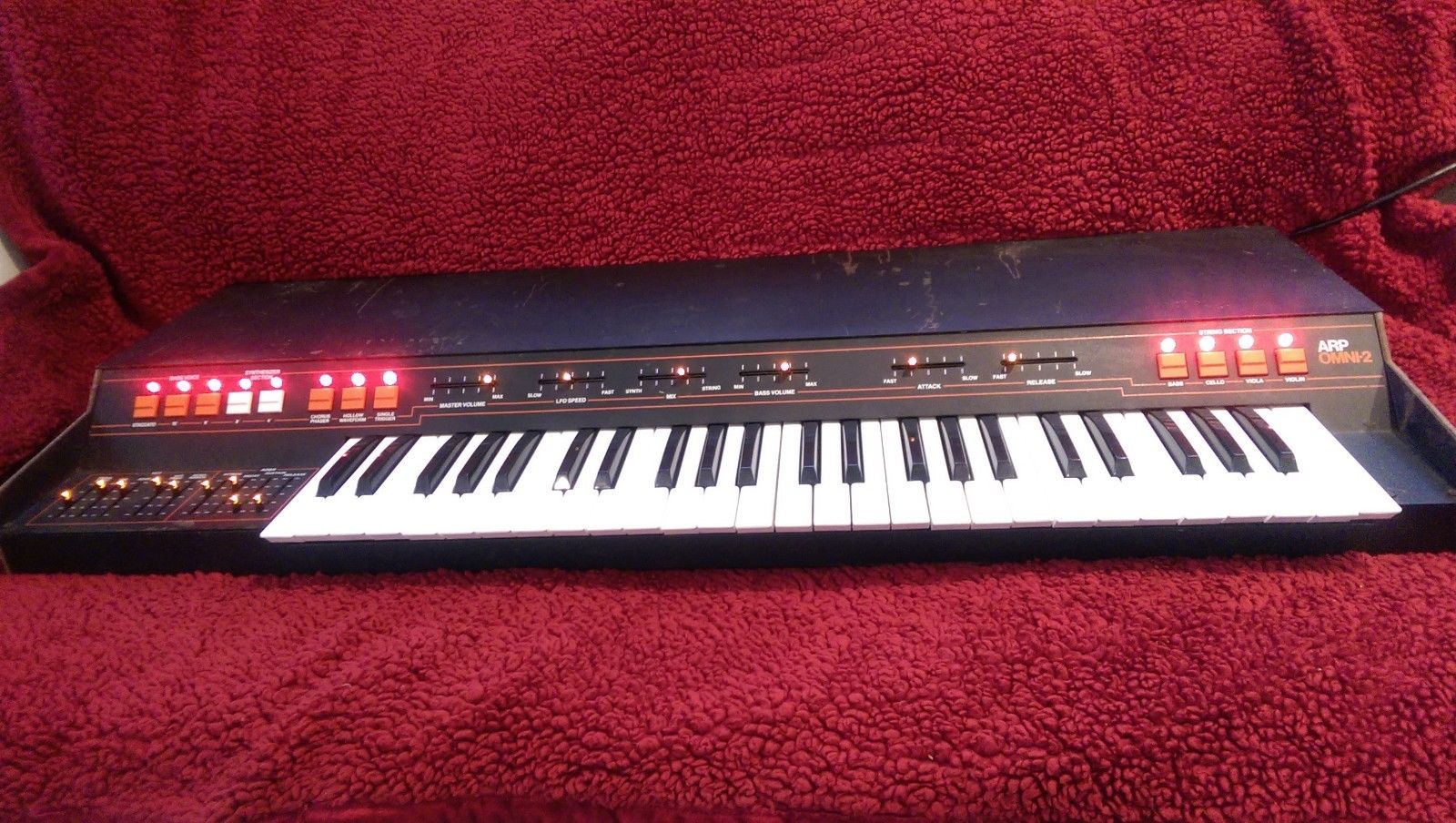 MATRIXSYNTH ARP OMNI II Vintage Keyboard Synthesizer