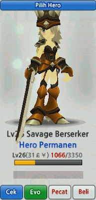 Savage Berserker Evolution Lost Saga Indonesia