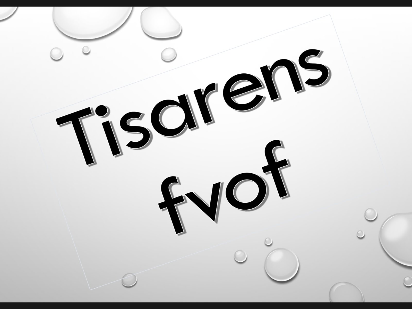 Tisarens fvof