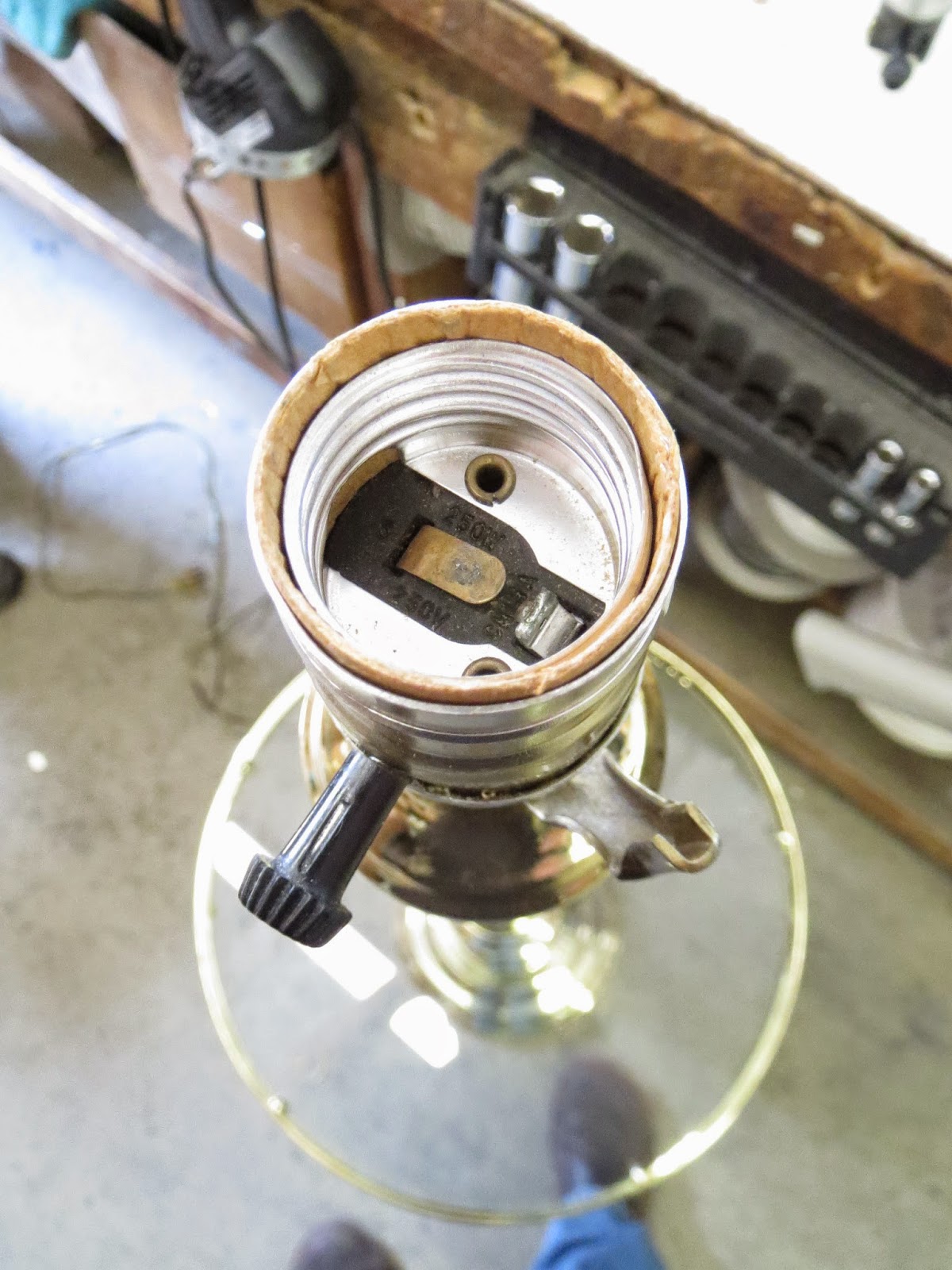 Lamp Parts and Repair | Lamp Doctor: Brass Floor Lamp with Table Socket