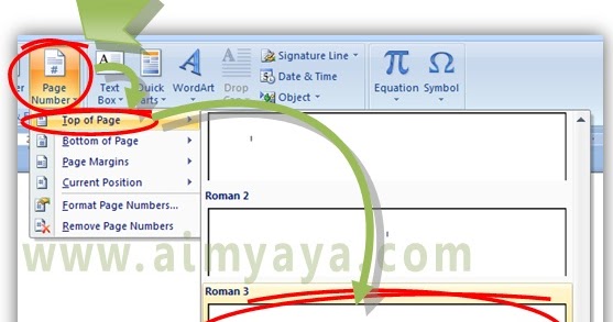 Cara Memberi Nomor Halaman Di Ms Word Cara Aimyaya Cara Semua Cara