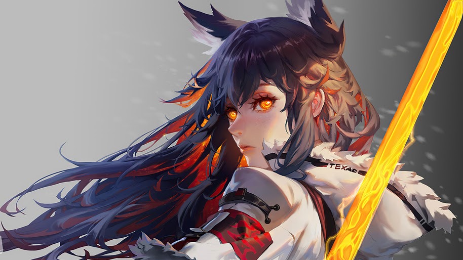 Texas, Arknights, Anime, Girl, 4K, #6.1857