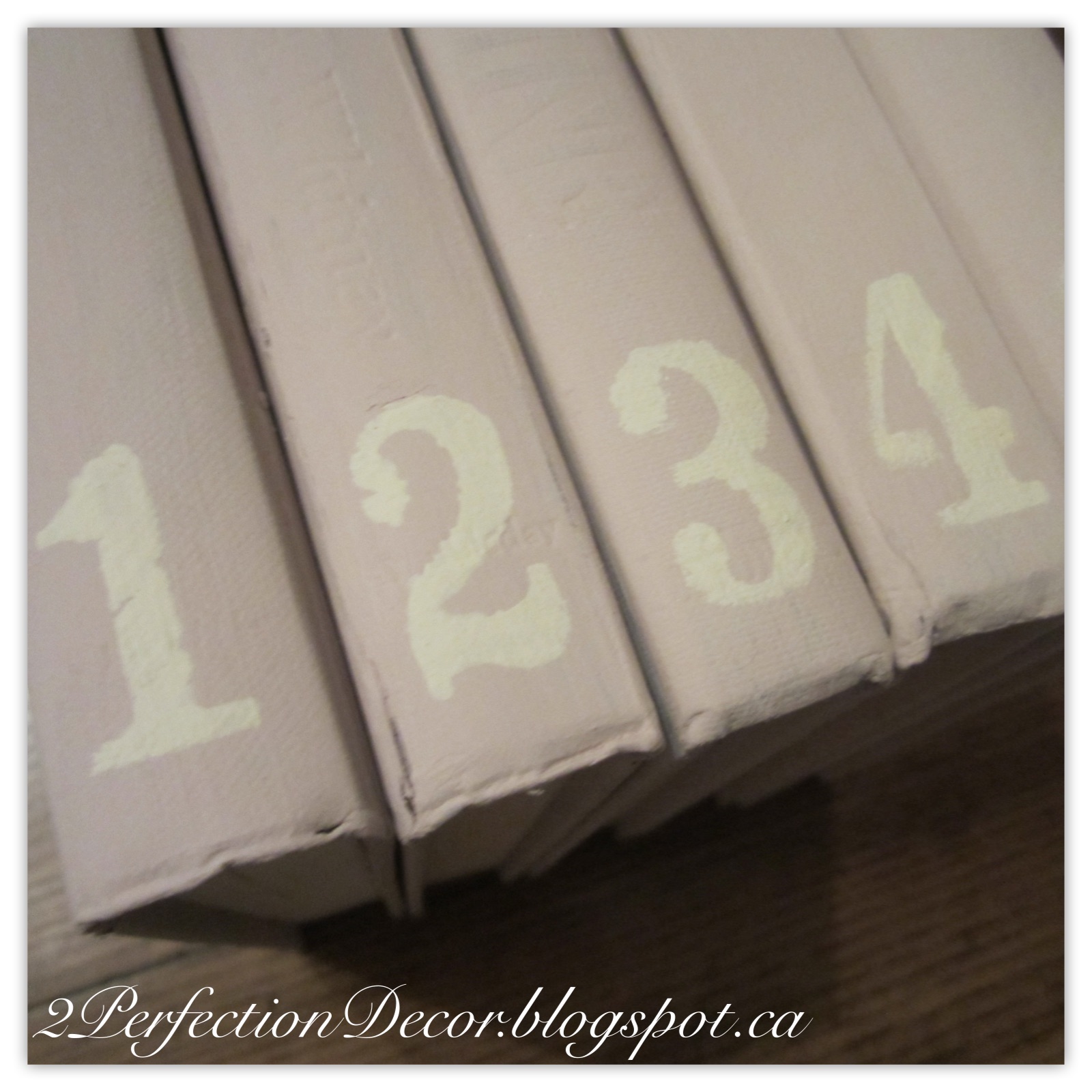 2perfection decor painted books for a little girls room