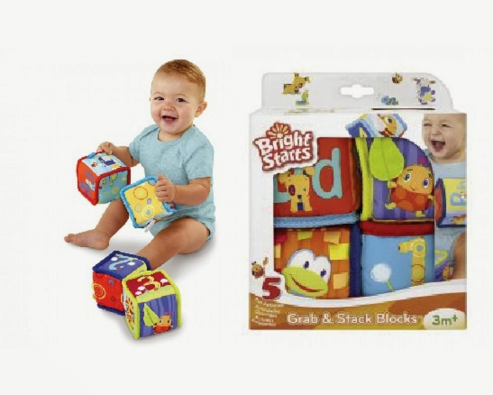 Bebekidsworld Bright Starts Grab and Stack Blocks