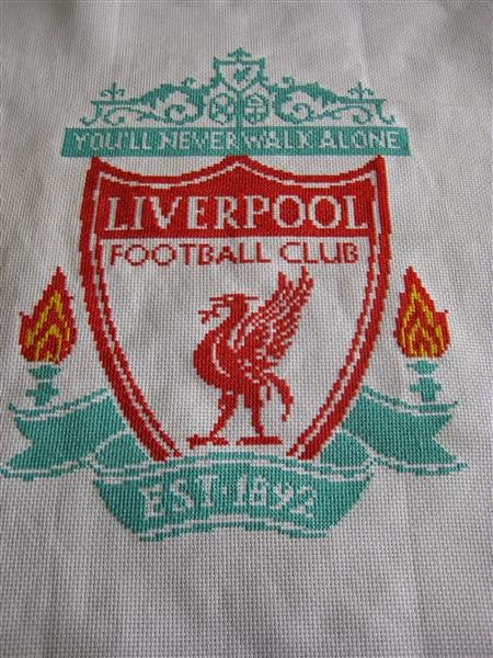 EASY PATTERNS: Liverpool FC cross-stitch pattern