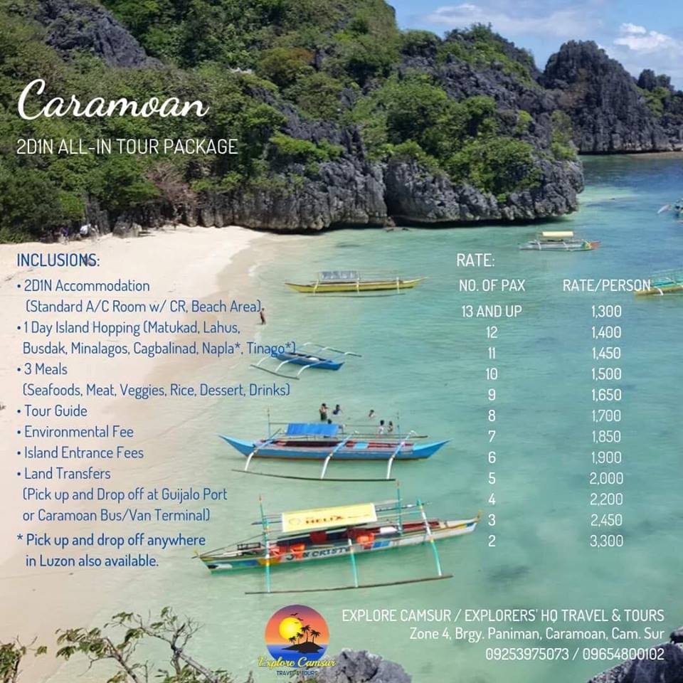 caramoan package tour