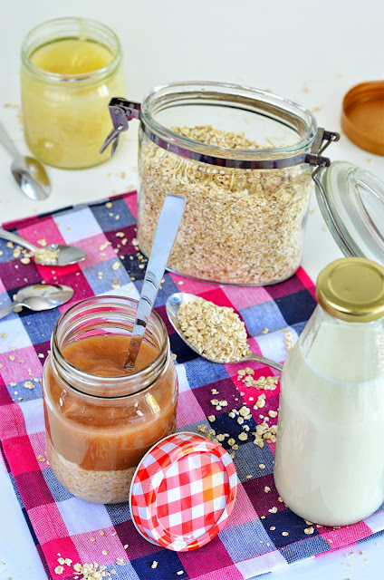 7xregional mit Rewe Regional Overnight Oats mit Rhabarberkompott