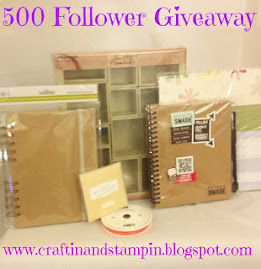 Stampin' and Craftin' 500 Follower Blog Candy