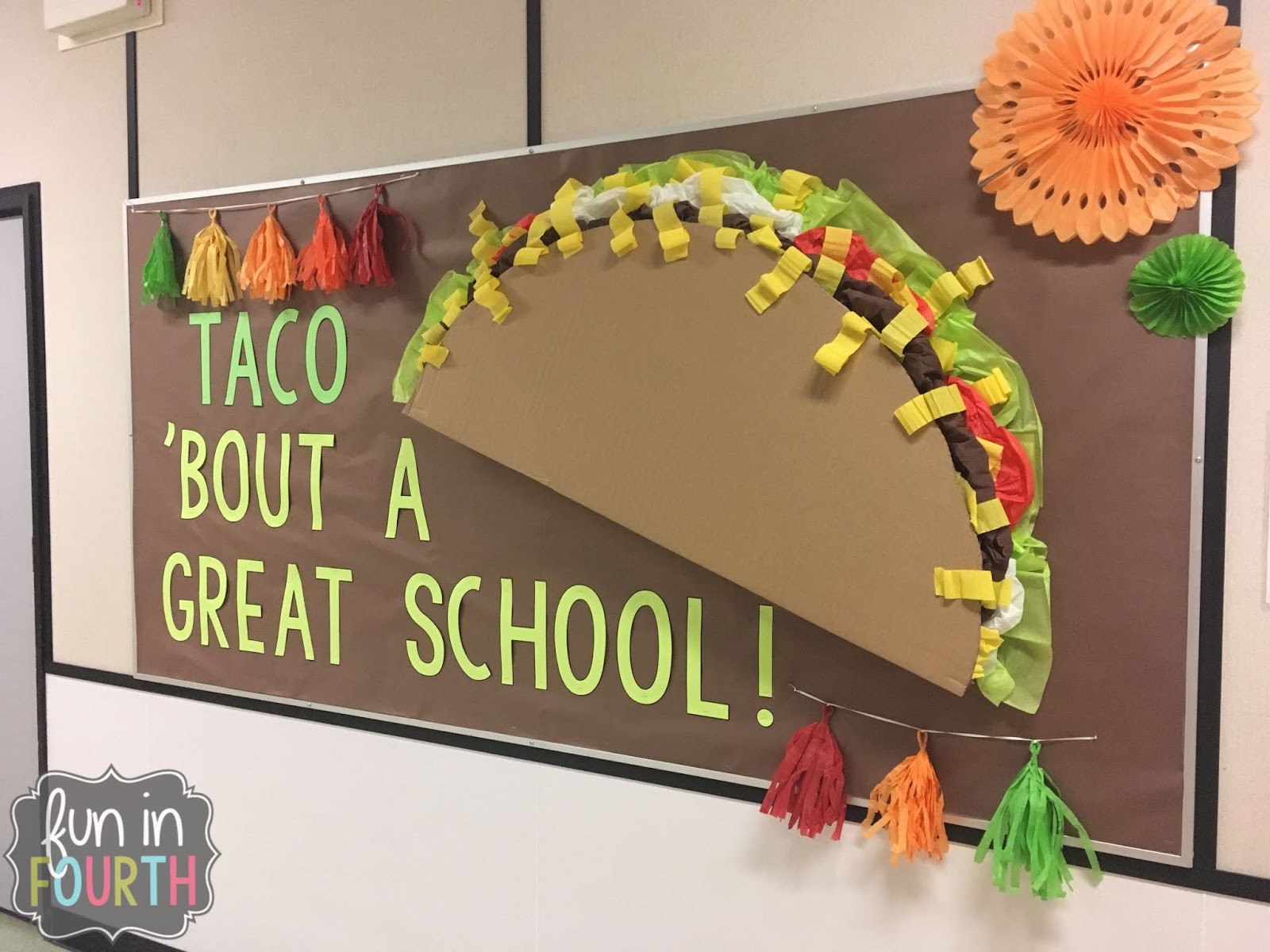 Let's Taco 'Bout Bulletin Boards Fun in Fourth