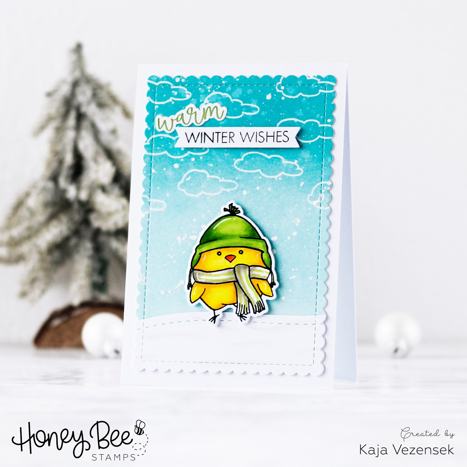 Emboss resist | Honey bee Emboss resist | Honey bee