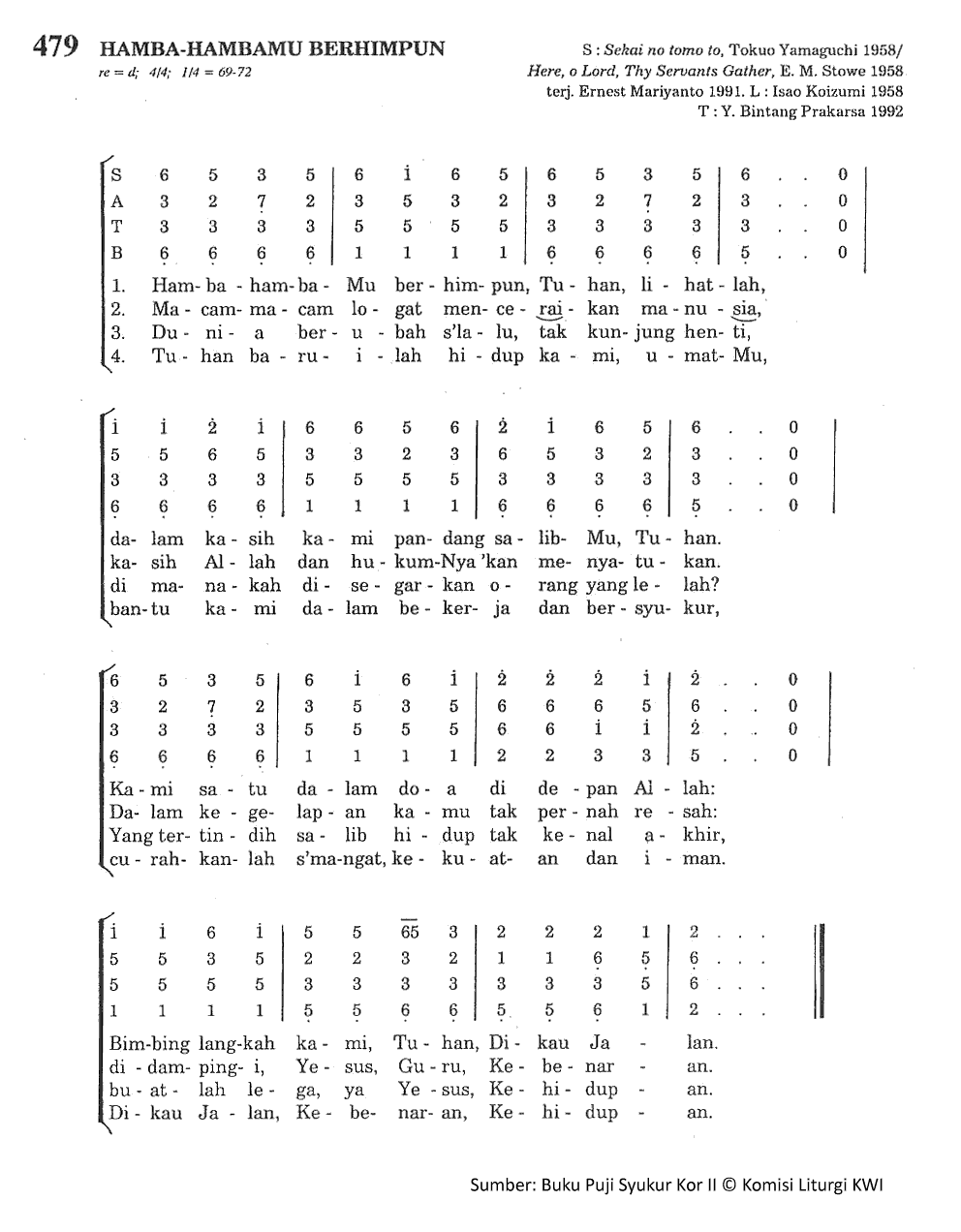 Not Angka Lagu Indah Rencanamu Tuhan Koleksi Not Angka