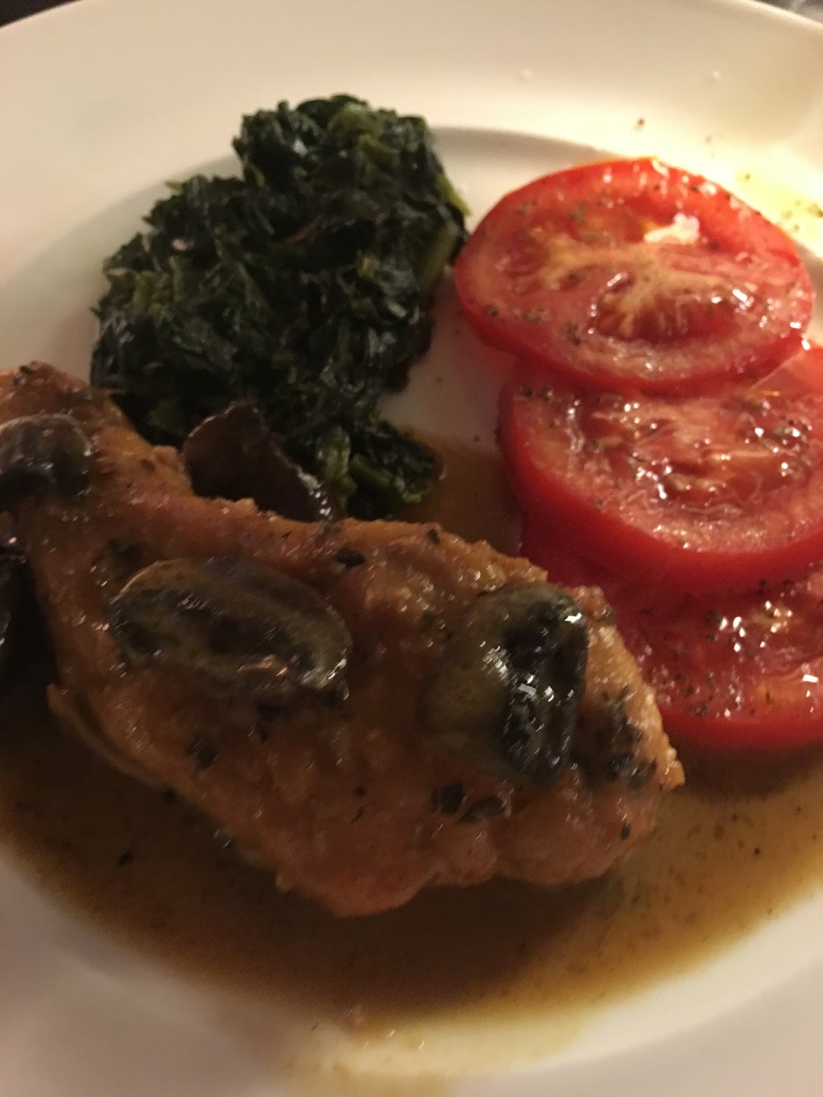 A Southerner's Notebook Chicken Cutlets With Herbed Mushroom Sauce