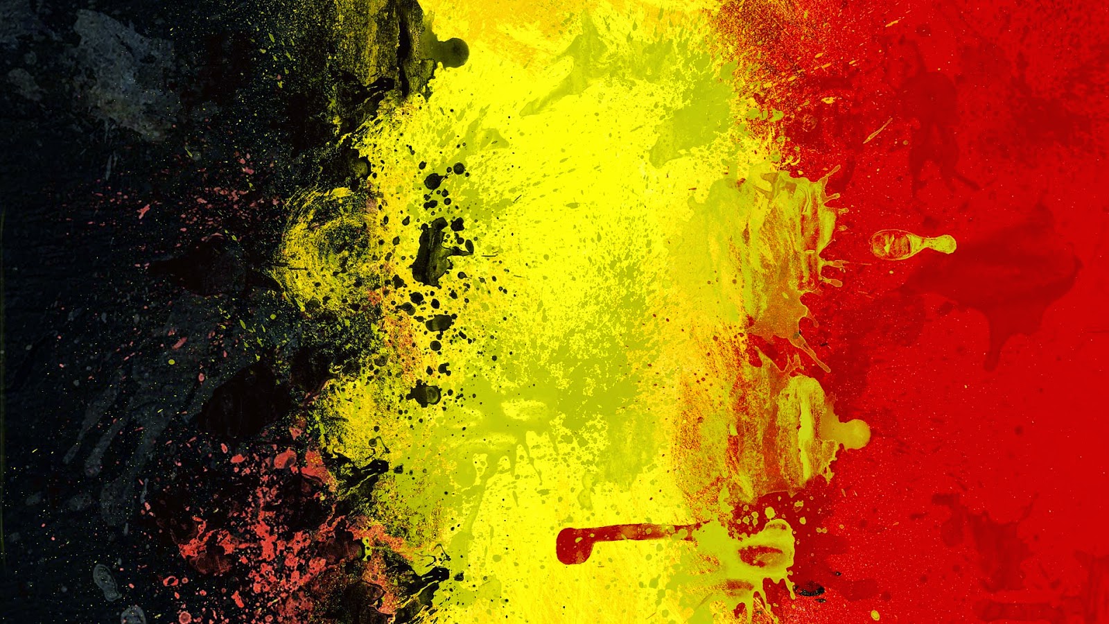Geschilderde vlag van België wallpaper