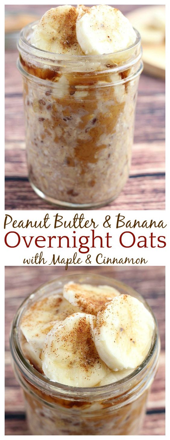 Peanut Butter and Banana Overnight Oats - Simply your mornings without sacrificing taste with these yummy Peanut Butter and Banana Overnight Oats! #Peanut #Butter #Banana #Overnight #Oats Peanut Butter and Banana Overnight Oats - Simply your mornings without sacrificing taste with these yummy Peanut Butter and Banana Overnight Oats! #Peanut #Butter #Banana #Overnight #Oats