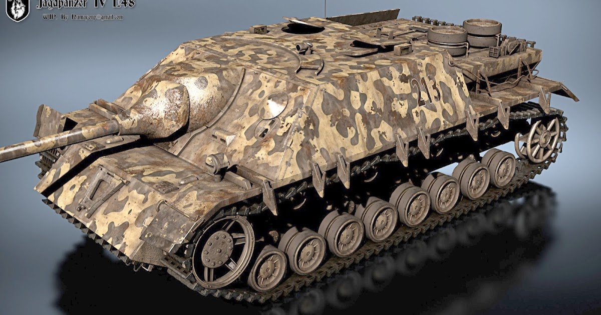 Jagdpanzer IV L48 3D Infografías