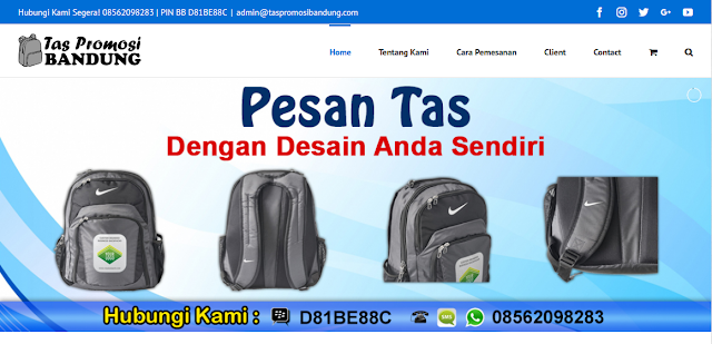 Jasa Pembuatan Tas Terpercaya via www.taspromosibandung.com