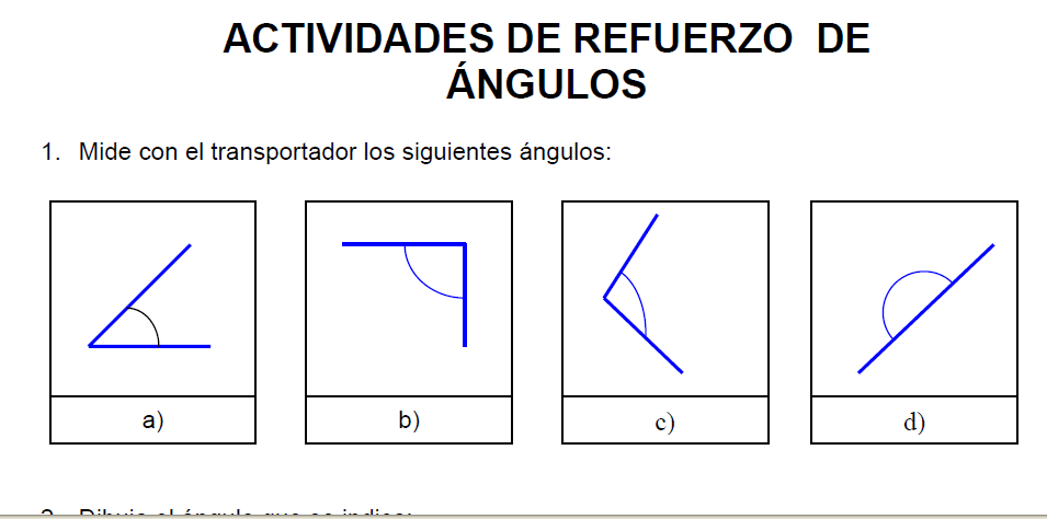 DE ÁNGULOS - ÁNGULOS COMPLEMENTARIOS Y SUPLEMENTARIOS - ÁNGULOS DE DE ÁNGULOS - ÁNGULOS COMPLEMENTARIOS Y SUPLEMENTARIOS - ÁNGULOS DE