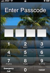 how to change password to unlock iphone backup