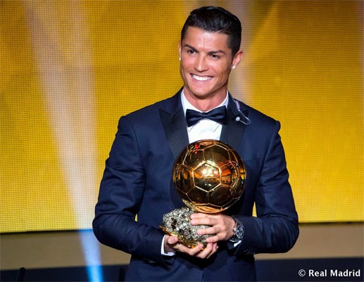 Cristiano Ronaldo gana su 3º Balón de Oro