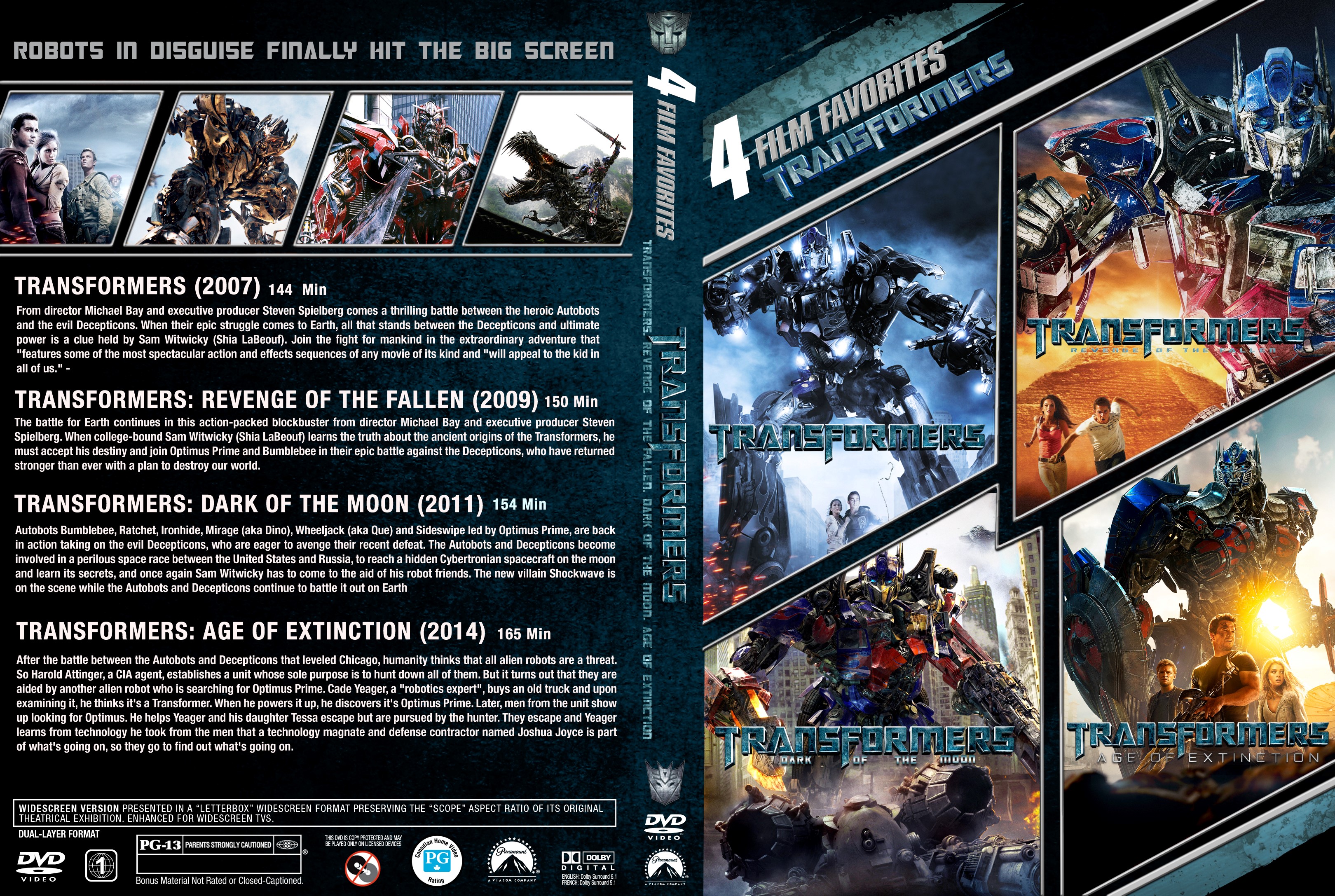 Transformers Collection DVD Cover