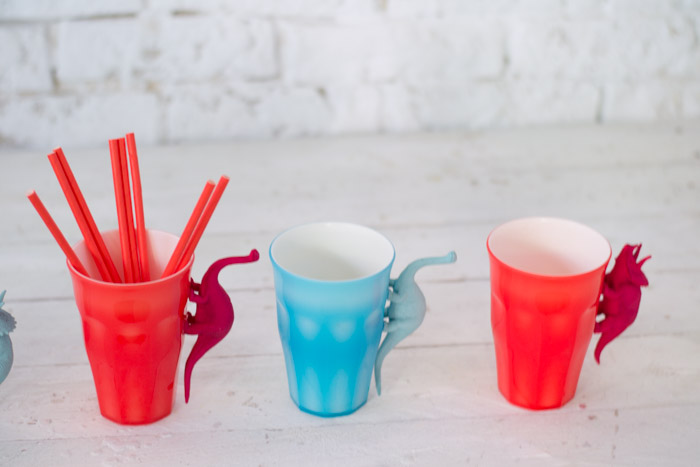 Vasos dinosaurio infantil