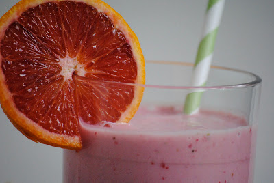 Top your smoothie with an orange