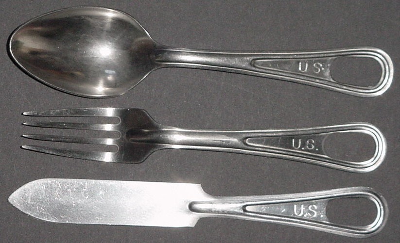 Webbingbabel The M1926 Utensils Mess Kit Spoon, Knife and Fork