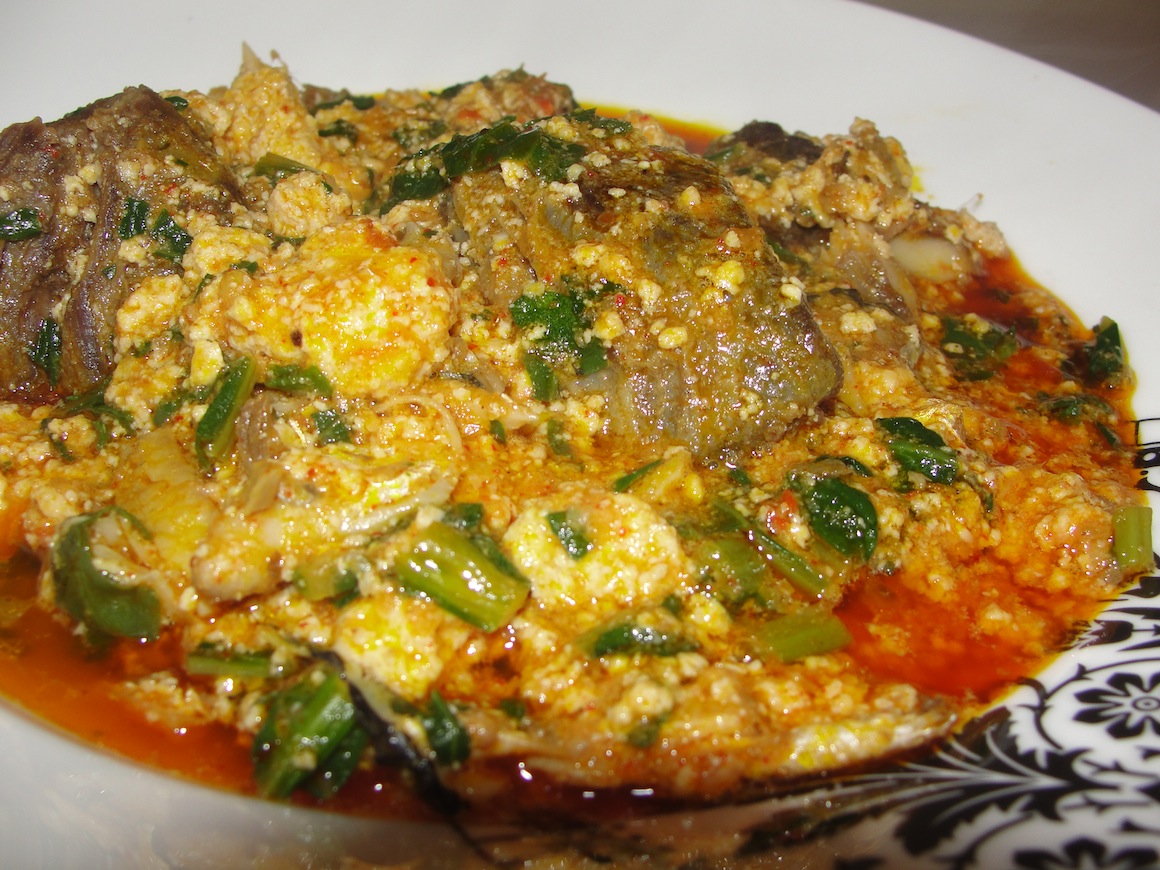 THE FOOD MAP: EGUSI SOUP AND POUNDED YAM IS SERVED! LEARN HOW TO MAKE ...