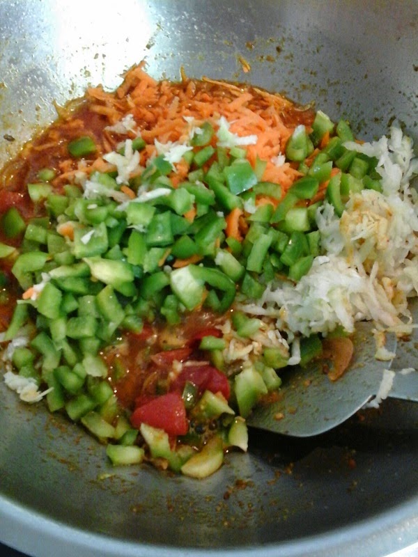 Bandli Pulav Rice In Spicy Vegetable Gravy