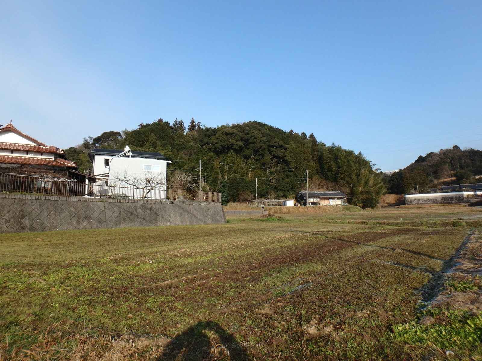 西国の山城 長門・由利城（山口県美祢市大嶺町東分字中村）