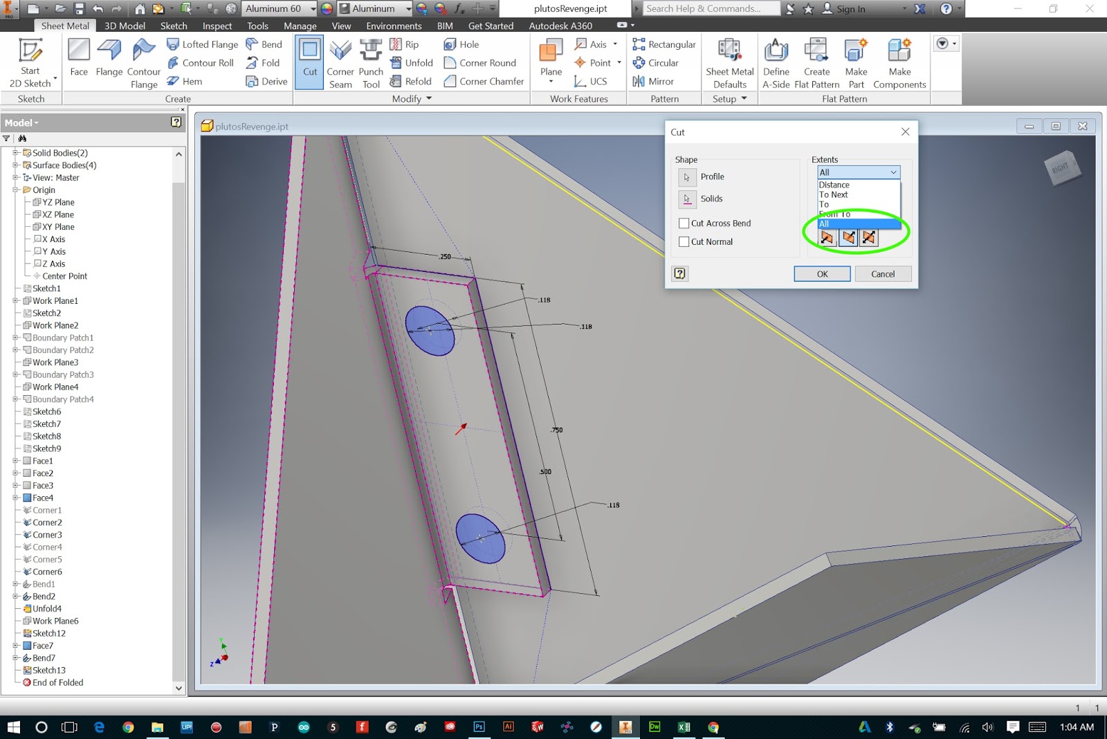 Bryan Cera Autodesk Inventor Sheet Metal Tabs and Fasteners