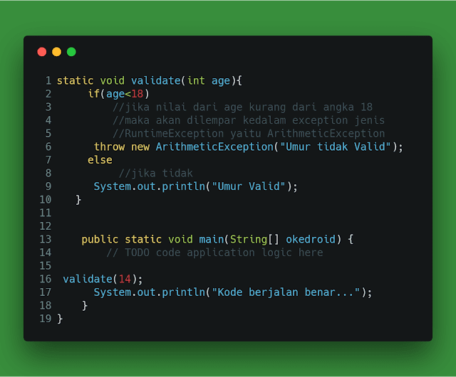 Belajar Mengenal Exception Handling Dalam Coding Java - Java Media Kita