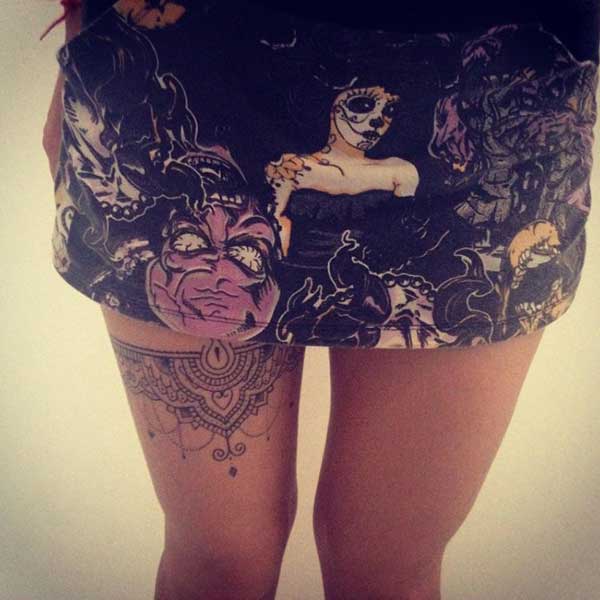 hidden garter tattoo hidden garter tattoo