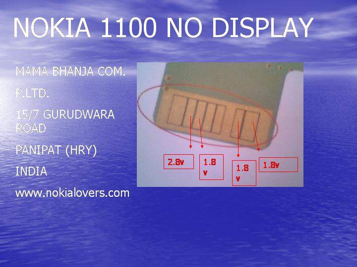nokia 1100 display not working hellogsmplus