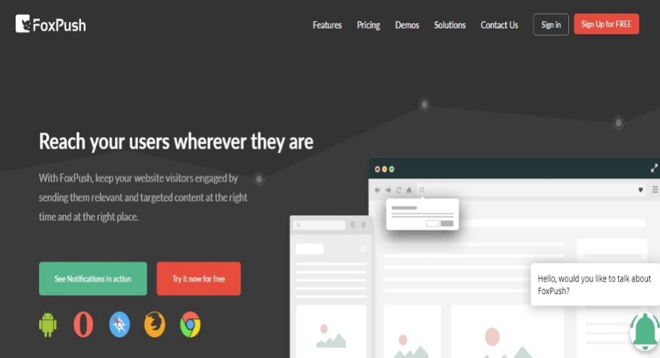 FoxPush – Optimum Engagement Guaranteed FoxPush – Optimum Engagement Guaranteed