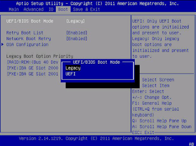 Solusi Tutorial Instal Windows 7 Notebook/Laptop Dengan System UEFI Terbaru