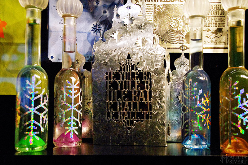 The Yule Ball invitations. The Making of Harry Potter, Warner Bros. Studio Tour, Leavsden, London. Photo by Alicia Sivertsson.