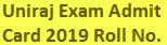 uniraj admit card