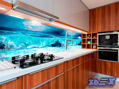 3d panel, 3d glass panel, 3d backsplash, 3d kitchen backsplash, 3d backsplash panel