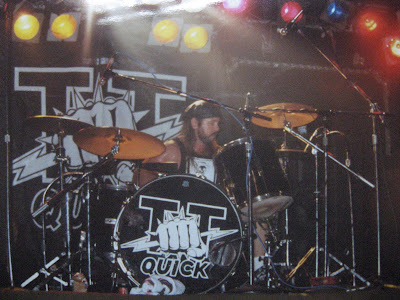 TT Quick on stage kicking our asses at the Birch Hill night club Old Bridge, New Jersey